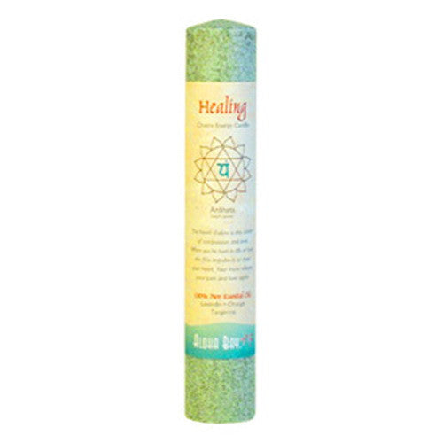 Aloha Bay Anahata Healing Chakra 8 Inches Energy Candle - 3 Ea